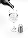 WASING SS-01 Stainless Steel Vacuum Wine Stopper - Pump Inside -FDA Approved,Super Easy to Keep Your Best Wine Fresh