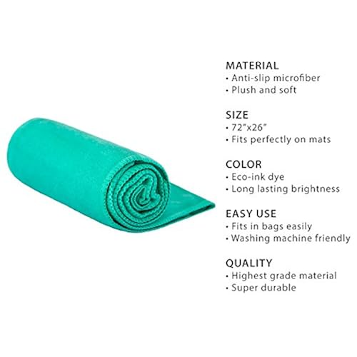 Shandali Gosweat Hot Yoga Towel Sports & Outdoors, Sports & Fitness, Exercise & Fitness, Yoga, Towels
