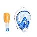 ME MARTIAN ELITE Tribord/Subea Easybreath (2017 Version) Full Face Snorkel Mask with Camera Mount, Enhanced Anti-Fog and Anti-Leak