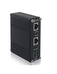E link Industrial endurecido Gigabit un solo puerto 95W Industrial Gigabit PoE + + inyector