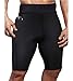 Ursexyly Workout Shorts Bodybuilding Running Training Jogging Cool Dry Baselayer Tights Leggings Pants (Black Sauna Pant, L)