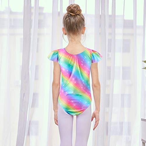 MHJY Girls Gymnastics Leotard Unicorn Ballet Dancewear One-Piece Activewear Bodysuit Athletic Leotards