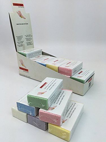 Perfect Feet Pumice Buffing Pad Sponge Scrub Bar Block for removing Callus & Smoothing Dry Skin (Quantity: 24 Pieces in a Retail Box)