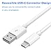 Sunskey Replacement Charge Cable for One Plus 5 USB C to USB A Fast Charging and Super-Speed Data Transfer Cord 3.3Feet Compatible with Samsung Galaxy Note S8 (White, 1 Meter - Packs of 3)