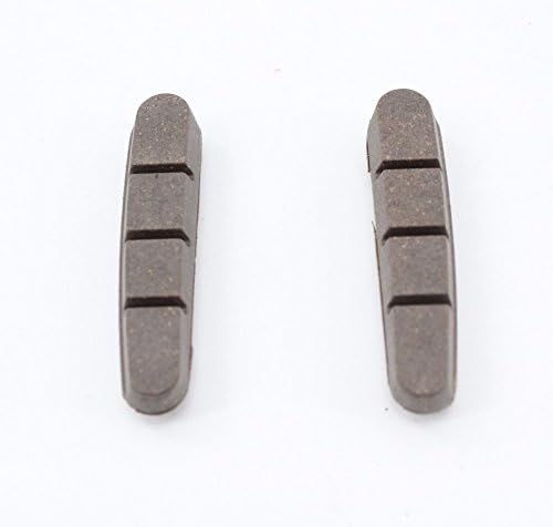 QILEFU 4pcs Newest road bike V Brake Pads fit caliper brake bicycle brake shoes for carbon wheelsets cork+plastic brake block (for SHIMANO or SRAM)