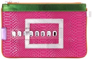 GEMINI Vegan Designer evening Clutch, Mini Ipad size ,Luxury Non Leather Handbag for Women, Purse , Wallet (White Gems)