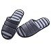Memorygou Cozy Womens/Mens Home Slippers, Memory Foam Casual Indoor Outdoor Shoes with Open-Toe, Grey, 11-Oct