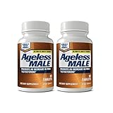 New Vitality Ageless Male Max Stamina Enhancement and Body Fat Reduction Nitric Oxide Booster (120 Caplets) (Pack of 2)