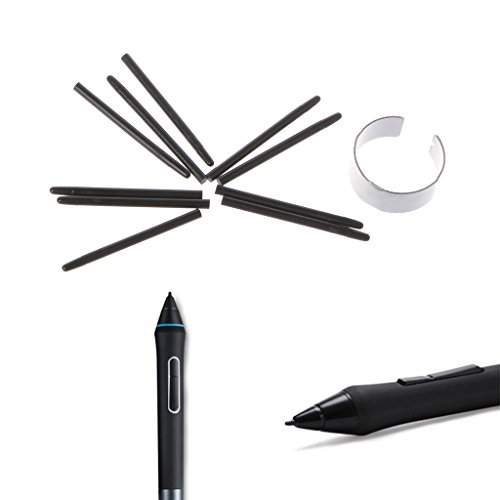 Hacloser 10 Pcs Graphic Drawing Pad Standard Pen Nibs Stylus for Wacom Drawing Pen