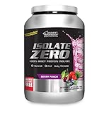 Inner Armour Isolate Zero, Berry Punch | 100% Whey Protein Isolate | 1.6 Pounds