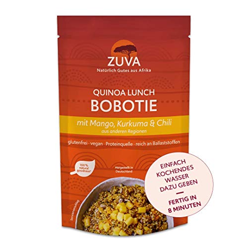 ZUVA-Quinoa-Lunch-Bobotie-75g--Mit-Mango-Kurkuma-Chili-Das-Superfood-aus-Afrika--Vegan-Glutenfrei-6er-Pack ZUVA-Quinoa-Lunch-Bobotie-75g--Mit-Mango-Kurkuma-Chili-Das-Superfood-aus-Afrika--Vegan-Glutenfrei-6er-Pack