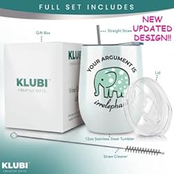 KLUBI Elephant Gifts Your Argument is Irrelephant