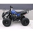 Motor HQ 125cc ATV Fully Automatic Four Wheelers 4 Stroke Engine 7" Tires Quads for Kids Blue