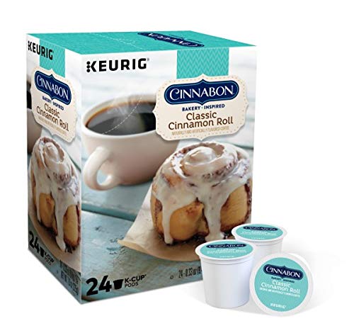 Cinnnabon Classic Cinnamon Roll, Single Serve Coffee K-Cup Pod, Flavored Coffee, 24 - //coolthings.us
