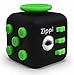 Best Fidget Cube By Zippi. Prime Desk Toy. Reduce Anxiety And Stress Relief For Autism, ADD, ADHD & OCD. (Black Green)