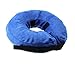 Inflatable Recovery Collar for Dogs and Cats-Comfortable Soft Pet E-Collar Does Not Block Vision Medical Postoperative Wound Healing Cone Blue