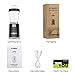 Enkeeo Mini Camping Lantern USB Rechargeable 300 Lumen Ultra Bright Portable Battery-Powered Light for Outdoors Hiking Tent Garden, Grey