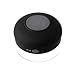 Ecandy Bluetooth Wireless Waterproof Shower Speaker: Black,water Proof Bluetooth 3.0 Speaker, Mini Water Resistant Wireless Shower Speaker