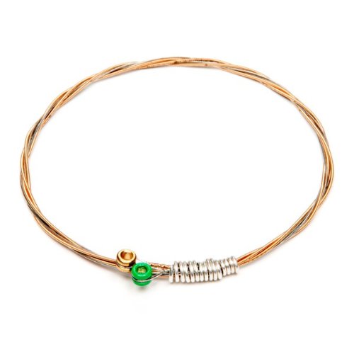 Rock Recycled Guitar String Bracelet - Size: Small (7.5