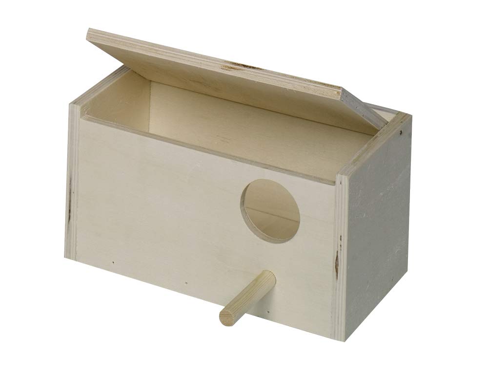 Nobby Budgie Nesting Box Hole Right 21 x 13 x 12.5 cm