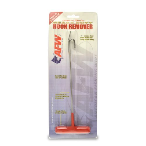 American Fishing Wire Heavy Duty 10-Inch Hook Remover Tool - Stainless Steel, Catch & Release