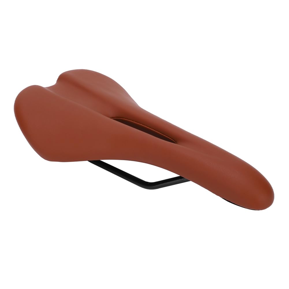 Bicycle Seat, Comfortable Bike Saddle Ventilated Bike Seat Cushion Shock Absorbing Saddle Hollow Design Cycling Accessory for Stationary Bike Mountain Bike Road Bike