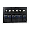 Ambuker-DC12V24V-8-Gang-Waterproof-Rocker-Switch-Panel-with-blue-LED-Indicators-Circuit-Breakers-Overload-Protected-for-Boat-Marine-Bridge-Truck-trailer