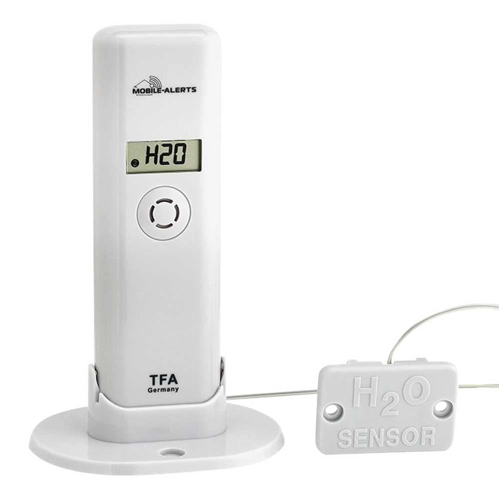 Blooming Weather 30.3305.02 Temperature/Humidity Transmitter with Water Detector - White
