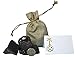 35 Main Gifts Real Lump of Coal in 4x6 Fancy Burlap Bag with Handwritten Naughty List Gift Card