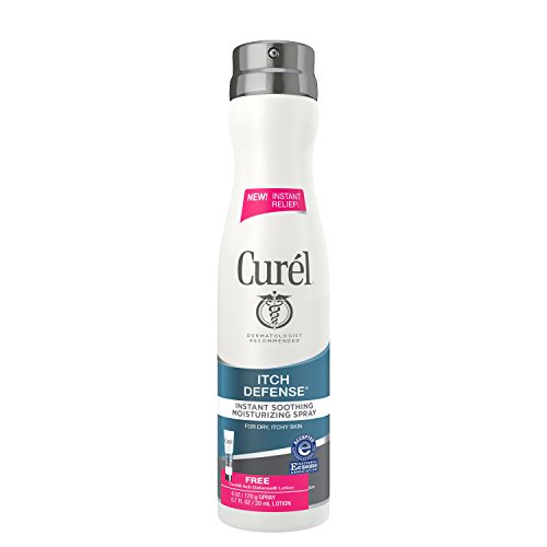 Curel Itch Defense Instant Soothing Moisturizing Spray for Dry Itchy Skin - 6 Oz