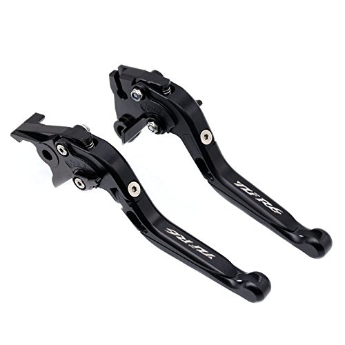 Black Folding Extendable Brake Clutch Levers For YAMAHA YZF R6 2005-2016