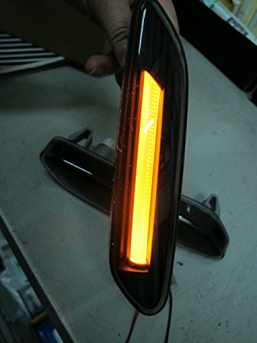 Tuning Signal Lamp Side Marker Light Smoke Lens/Black Housing Amber LED Light for MINI COOPER Countryman Pacemean