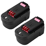 Replace for Black and Decker 18 Volt Battery HPB18 2.0Ah 18v Ni-Cd HPB18-OPE 244760-00 A1718 FEB180S A18 A18E A18NH FS18FL FS180BX FS18BX FSB18 Firestorm Cordless Power Tools
