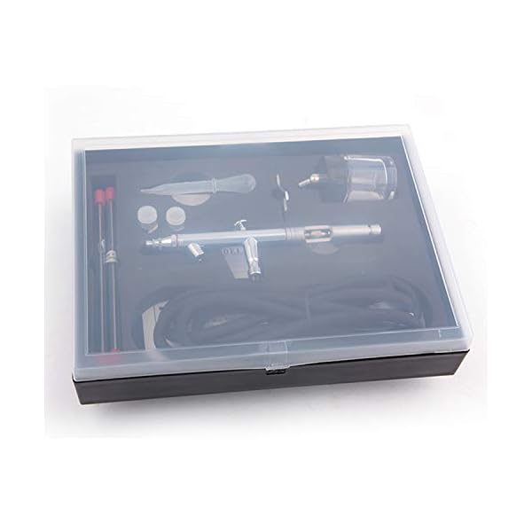 Fengda Profi Gravity Double Action Airbrush Pistole FE-182K Kit fÃ¼r Kunst Tattoo Nailart Make up Handwerk Kuchen Spray Modellbau Tool mit Airbrush Reinigung Set – Bild 6