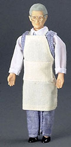 Dollhouse Miniature Shopkeeper Doll
