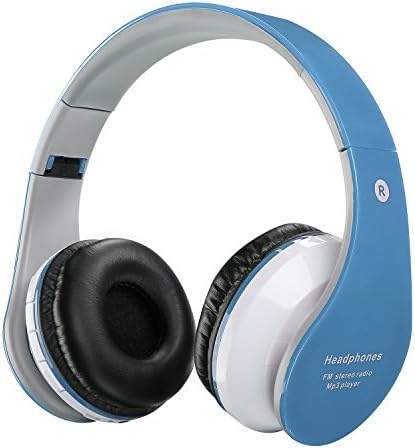 Kids Bluetooth Headphones , Wireless / Wired Foldable Adjustable Lightweight Headset with Mic , Noise Reduction Cancelling , For Phones Computer For Children / Boy / Girl / Teen / Family - Blue