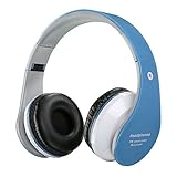 Kids Bluetooth Headphones , Wireless / Wired Foldable Adjustable Lightweight Headset with Mic , Noise Reduction Cancelling , For Phones Computer For Children / Boy / Girl / Teen / Family - Blue