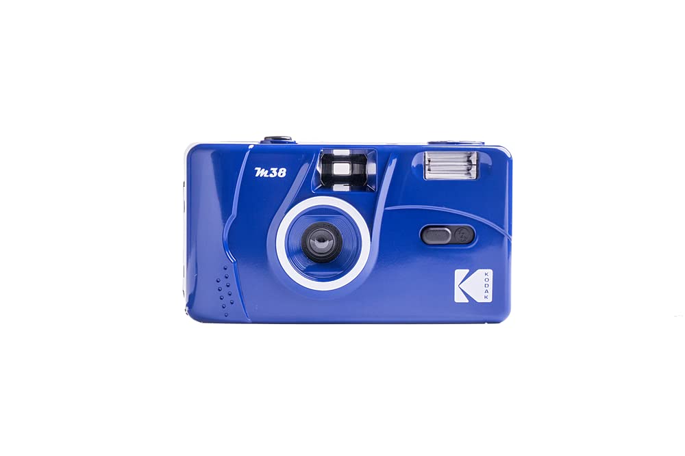 KODAK DA00238 - KODAK M38-35mm Reusable Camera, Lens, Built-in Flash, AA Battery - Blue