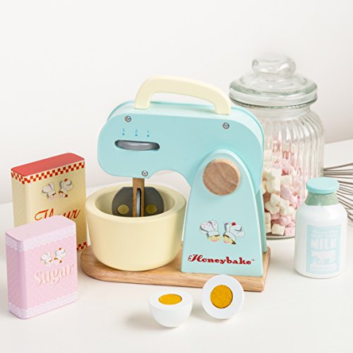 Le Toy Van Honeybake Collection Mixer Set Premium Wooden Toys for Kids Ages 3 years & Up