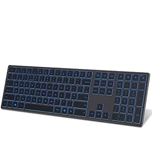 Backlight-Bluetooth-Keyboard-Jelly-Comb-7-Colour-Backlit-Illuminated-Wireless-Rechargeable-Ultra-Slim-Full-Size-UK-QWERTY-Layout-for-Computer-Laptop-PC-with-Windows-System-Dark-Grey Backlight Bluetooth Keyboard, Jelly Comb 7-Colour Backlit Illuminated Wireless Rechargeable Ultra Slim Full Size UK…