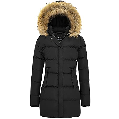 FARVALUE Women's Quilted Winter Parka