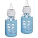 Protective Bottle Sleeve 4 oz (Pack of 2) - Light Blue/Light Blue