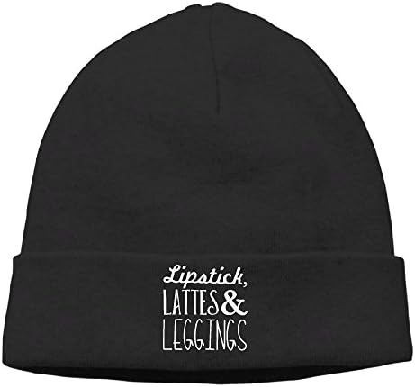 Zlkshop17 Lipstick Lattes Leggings Printed Gift Head Cap Snapback Cap Hip Hop Hat Knit Cap