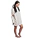 Utopiat Audrey Style Cotton Sleep Shirt Women Inspired by Breakfast at Tiffany's (Small, Without Gift Box) White
