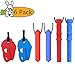 Chew Necklace by GNAWRISHING - 6-Pack （ Dinosaur, Diamond and Cylinder）- Perfect for Autistic, ADHD, SPD, Oral Motor Children, Kids, Boys, and Girls (Tough, Long-Lasting)