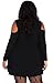 JomeDesign Womens Halloween Costumes Spiderweb Plus Size Jersey Tunic Cosplay Dress Black XXX-Large