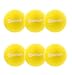 Get Out! 6” Inch Foam Dodgeballs 6-Pack Set in Yellow – Soft, Lightweight, Latex-Free Sponge Playground Dodgeball Balls