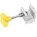 Resinta 8 Pack Adjustable Sliding Window Locks Stop Door Frame Security Locks