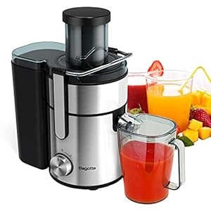 Juicer-Bagotte-Upgraded-800W-23500Rmin-MAX-Speed-Large-Juicer-Machine-85mm-Wide-Mouth-for-Whole-Fruit-and-Vegetable-Dual-Speed-Setting-Easy-to-Clean Juicer, Bagotte Upgraded 800W 23500R/min MAX Speed Large Juicer Machine, 85mm Wide Mouth for Whole Fruit and Vegetable, Dual Speed Setting, Easy to Clean