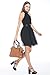 UTAKE Women Handbags Leather Handbags Shoulder Bag Lichi Grain PU Leather Tote Bag UT04 Brown